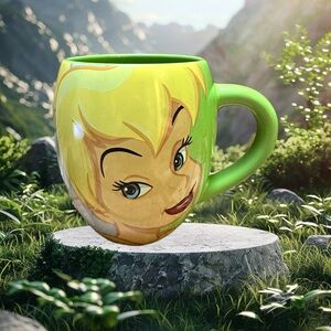 Disney Green Tinker Bell ceramic Mug